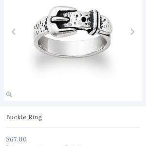 James Avery Buckle Ring